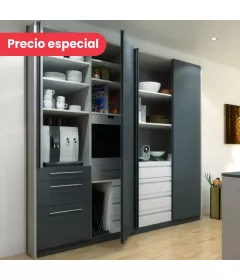 Kit Sistema corredizo CONCEPTA 40 para puertas de madera abatibles e insertables